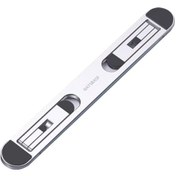 Resim Jeemson Alüminyum Dizüstü Bilgisayar Tutucu: Soğutma Fonksiyonuyla Yüksekleyici, Katlanabilir Masaüstü Tutucu, Gümüş Renk 