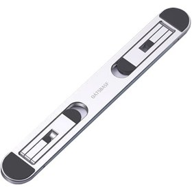 Resim Jeemson Alüminyum Dizüstü Bilgisayar Tutucu: Soğutma Fonksiyonuyla Yüksekleyici, Katlanabilir Masaüstü Tutucu, Gümüş Renk 