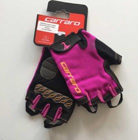 Resim Carraro CRO-004 D Kadın Bisiklet Eldiveni Mürdüm 