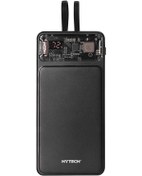 Resim Hytech H120 10000mah Qc3.0 Pd20w Lcd Şeffaf 18w Siyah Taşınabilir Powerbank Siyah 