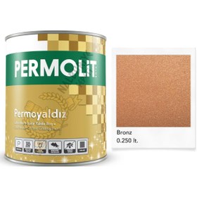 Resim Permolit Isıya Dayanıklı Dekoratif Yaldız Boya BRONZ 0.250 Lt. 