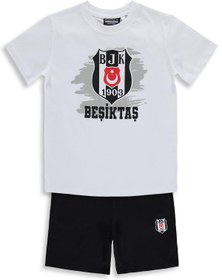 Resim Civil Boys Beşiktaş BJK Armalı 3-13 Yaş Takım - Beyaz - Beyaz&Siyah / 13-14 Yaş 