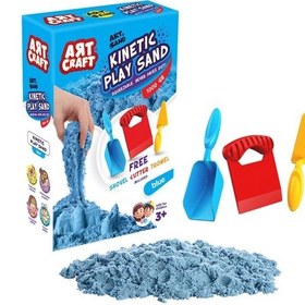 Resim 03691 Dede Aksesuarlı Mavi Kinetik Oyun Kumu 1000 Gr 