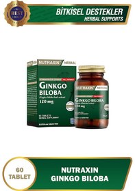 Resim Nutraxin Ginkgo Biloba 120 Mg 60 Kapsül 