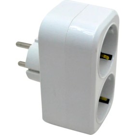 Resim Ay-Ka İkili (2Li) Topraklı Fişli Priz 