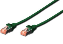 Resim DK-1644-010/G Digitus Cat.6 Patch Kablo, S-FTP, Halogenfree, AWG 27/7, 1 metre, Yeşil Renk 