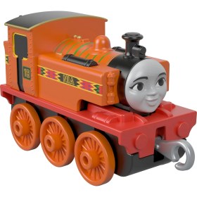 Resim Thomas & Friends™ Trackmaster Sür-Bırak Küçük Tekli Trenler, Nia, Turuncu Lokomotif Oyuncak Tren, FXX02 