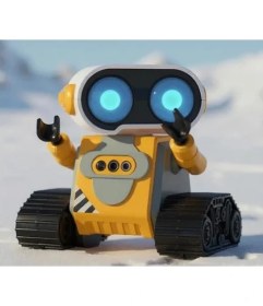 Resim Akıllı Kumandalı Robot, USB Şarjlı ve Müzikli Oyuncak 