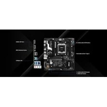 Resim Asrock B850M-X R2.0 Am5 Matx Hdmı/dp Ddr5 (90-MXBSG0-A0UAYZ) 