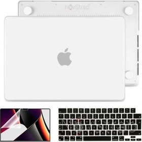Resim MacBook Uyumlu Pro 2021 M1 14 Inç A2442 Mat Kılıf + Klavye Kılıfı + Film (544548229) 