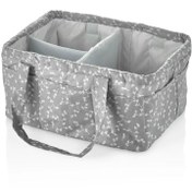 Resim Nessiworld BabyJem Katlamalı Anne & Bebek Organizer 795 Gri Çiçek 
