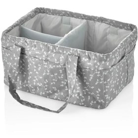 Resim Nessiworld BabyJem Katlamalı Anne & Bebek Organizer 795 Gri Çiçek 