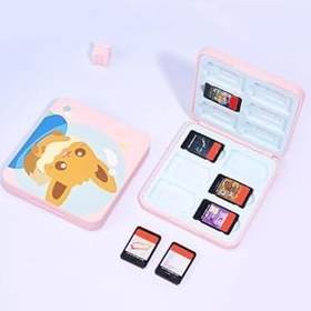 Resim DLseego Switch Lite/Switch/Switch OLED için Oyun Kılıfı, 12 Yuvalı Oyun Kartı Tutucu ve 12 Mikro SD Kart Yuvası, Taşınabilir Oyun Kartı Saklama Kartuş Kutusu 