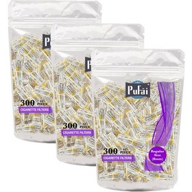 Resim Pufai Katran Süzen Filtreli Ağızlık 8 MM 300'lü x 3 Paket 