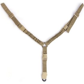 Resim Bej Üç Nokta V Taktik Askı Kayışı - Airsoft Kayış Bej 