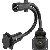 Resim Tongdashop 1 Den 2 Ye Amerikan 7 Cekirdekli Tir Romork Fis Y Kuyrugu Fiber Bolucu Pvc Bicak Baglanti Teli 