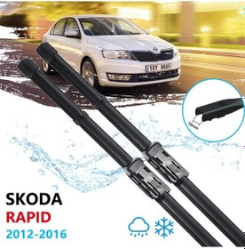 Resim Skoda Rapid Ön Cam Muz Silecek Takımı 2012-2016 