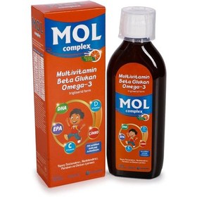 Resim Mol-Complex Portakal Aromalı Şurup 2 x 150 ML 