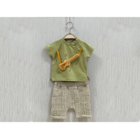 Resim Nanon Baby Müslin Kumas Alt Gitarlı Takım 6 Ay,12 Ay,3 Ay,9 Ay Erkek 