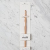 Resim La Mia Whitewood 5 mm 15.5 cm Ahşap Yün Tığ 