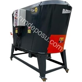 Resim Burkon 1,8m³ Yem Karma Makinesi 220v 