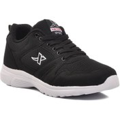 Resim WALKWAY Siyah Beyaz Kadın Spor Ayakkabı X-step 