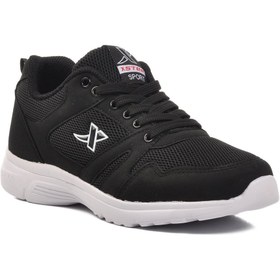 Resim WALKWAY Siyah Beyaz Kadın Spor Ayakkabı X-step 