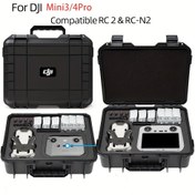Resim JDI Mini 3/4 Pro Drone Sert Kasa - Su Geçirmez ve Toz Geçirmez ABS Koruyucu Saklama Kutusu, Özelleştirilebilir Köpük Dolgu, Çıkarılabilir Sünger Çerçeve & Dış Maceralar & Fotoğrafçılık Aksesuarları için RC/Ekrana Uygun Yuva (Siyah), Sağlam Yapı 