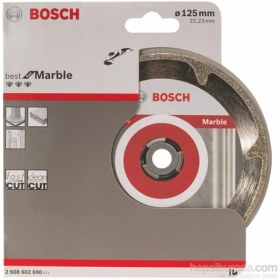 Resim Bosch - Best Serisi Mermer İçin Elmas Kesme Diski - 125 X 22,23 X 2,2 X 3 Mm 