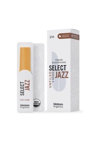 Resim D'addario Orrs05tsx2m Organic Select Jazz Unfiled Tenor Saksafon Kamışı No: 2 Medium Profesyonel/caz - 5'li Paket Kimyasalsız Doğal Üretim Ve Karakteristik Caz Tonu 