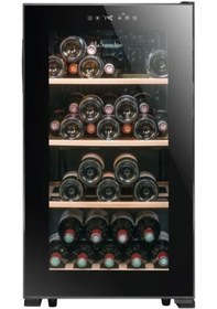 Resim La Sommeliere LS52BLACK 52 Şişe Kapasiteli Şarap Soğutucu 
