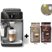 Resim Philips 4400 Serisi Lattego Süt Sistemi 12 Çesit Kahve Tam Otomatik Espresso Makinesi 2kg Tchibo Kahve + Lambader Hediye 