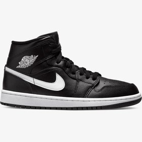 Resim Nike Air Jordan 1 Mıd Dv0991-001 Siyah Kadın Ayakkabı 