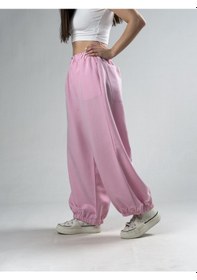Resim Cocopelli Pembe Kadın Oversize Pantolon Coc3173 