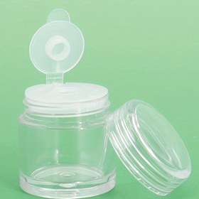 Resim Vidalı Kapaklı 5g Plastik Toz Kavanozu - Kokusuz, Şeffaf Seyahat Boyutlu Kozmetik Kap, Göz Farı, Bal Tozu, Deneme Örnekleri İçin - Dayanıklı ve Taşınabilir Ambalaj Malzemesi 