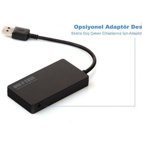 Resim Dark Ac Usb341 Connect Master 4 Port Usb 3.0 Usb Hub Çoklayı 