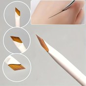 Resim 1/2/3 Adet Porselen Beyaz Hassas Açı Eyeliner ve Kaş Fırça Seti - Naylon Fırça, Parfümsüz, Tüm Cilt Tipleri İçin Uygun - Başlangıç İçin İdeal Seçim 
