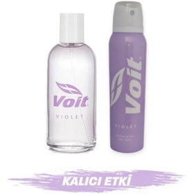 Resim Voit Violet EDP 100 ML Kadın Parfüm ( Kutusuz ) | 150 ML Deodorant Set 