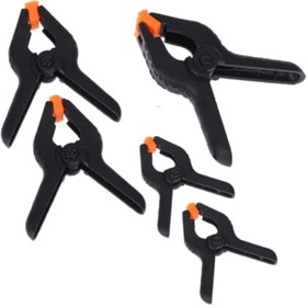 Resim SoyluhanStore Kıskaç Klips Yaylı Işkence Plastik Kelepçe Güçlü Mafsallı Çene 5 Parça 