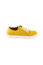 Resim Moosefield Kadın Sarı Hakiki Deri Sneaker 