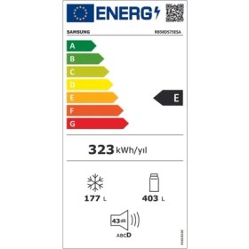 Resim SAMSUNG RB58DS75ESA/TR E Enerji Sınıfı 580 L Alttan Donduruculu Inox Buzdolabı 