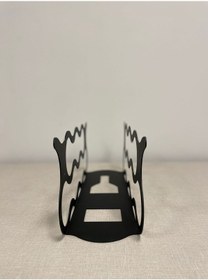 Resim Api Design Dekoratif Metal Şarap Rafı 7'li 