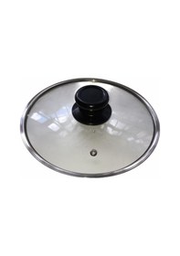 Resim Cem Tencere Tava Sahan Teflon Granit Için Cam Kapak 32 Cm 