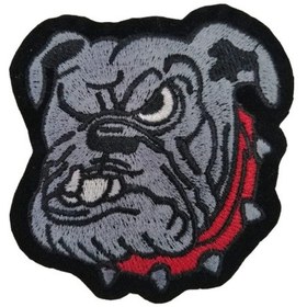 Resim Bulldog Köpek Patches Arma Peç Kot Yaması 