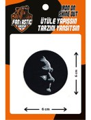 Resim FANTASTIC ARMA Ütü Ile Yapışan Dokuma Arma Atatürk, Atatürk Silüeti Modeli 