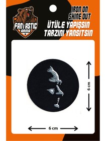Resim FANTASTIC ARMA Ütü Ile Yapışan Dokuma Arma Atatürk, Atatürk Silüeti Modeli 
