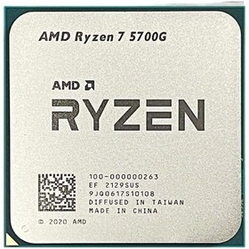 Resim AMD Ryzen 5 5700G 3.8 GHz AM4 20 MB Cache 65 W İşlemci Fansız Tray 