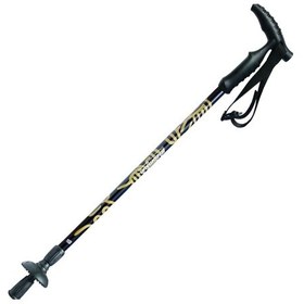 Resim Rebornsun Outdoor Trekking Katlanabilir Yürüyüş Bastonları Siyah 