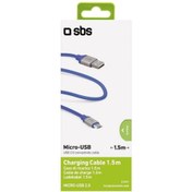 Resim SBS 31537 Tecablemıcrofluob Flat Silikon Micro Usb Data Ve Şarj Kablosu 