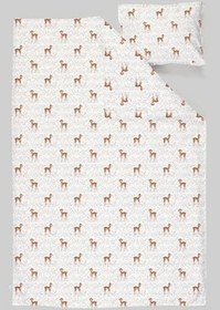 Resim Organik Bebek Boy Nevresim Takımı (100x150) - Minik Zarif Ceylan 100 x 150 